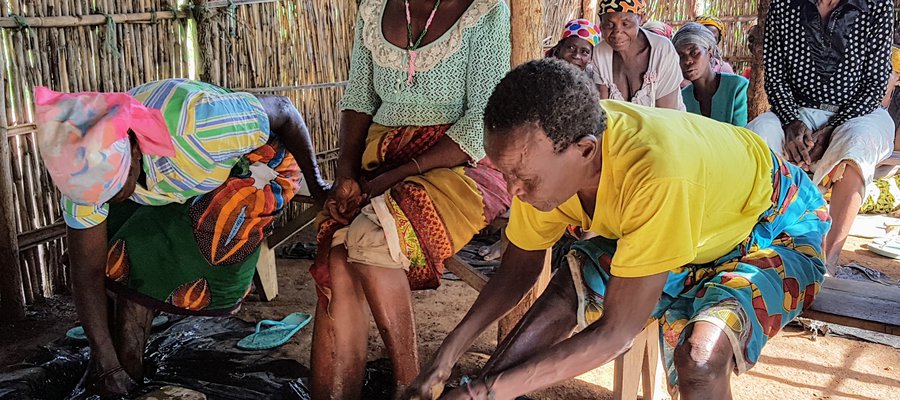 A self-care group in Mozambique