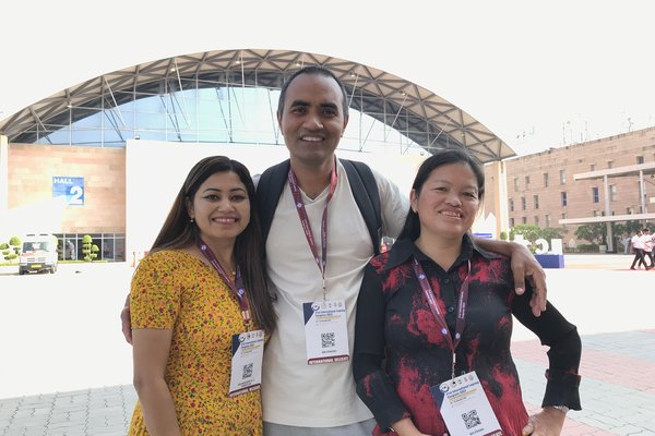 TLM-sponsored delegates from Nepal attending the International Leprosy Congress
