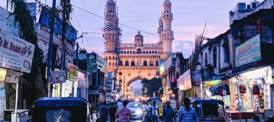 A photo of a key Hyderabad landmark